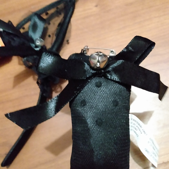 NWT"Claire's"3PC sexy black cat accessories w/bell - Picture 4 of 6